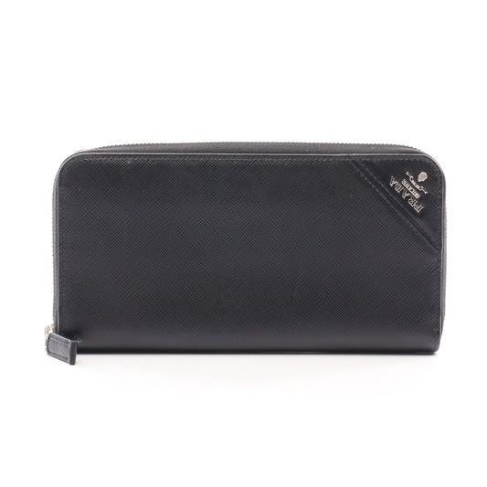 SAFFIANO METAL ラウンドファスナー長財布 サフィアーノレザー ブラック プラダ 財布・小物 PRADA