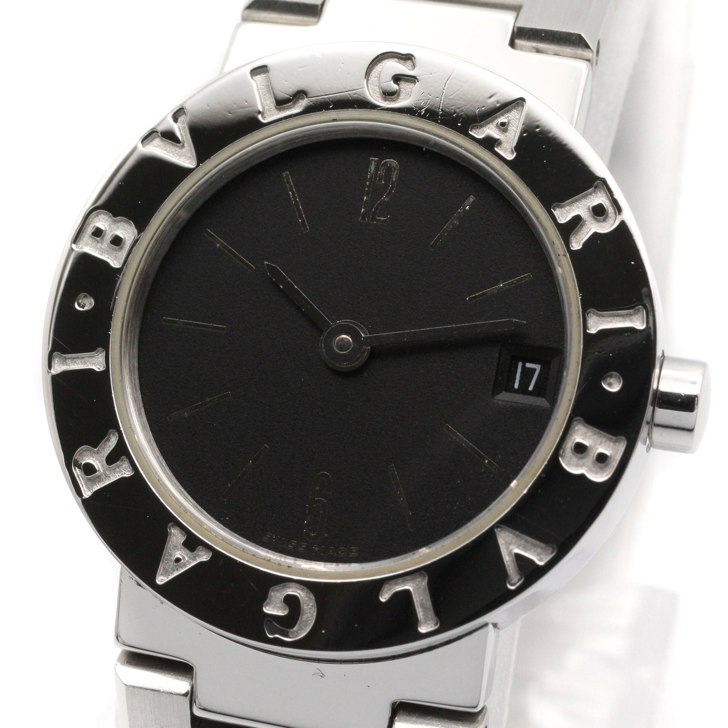 ブルガリ ブルガリ レディース 腕時計 クオーツ ステンレススチール ブラック ブルガリ 時計 BVLGARI