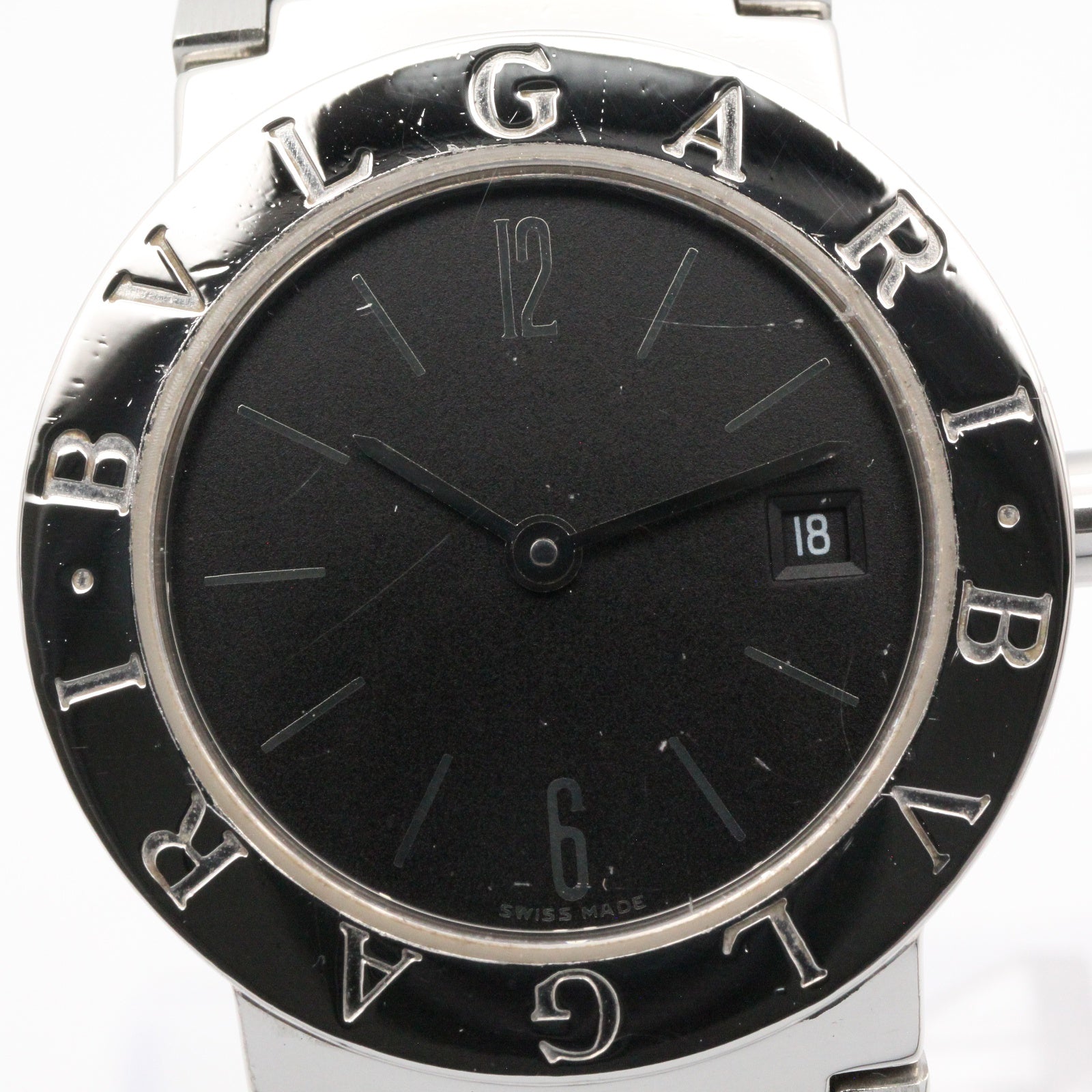 ブルガリ ブルガリ レディース 腕時計 クオーツ ステンレススチール ブラック ブルガリ 時計 BVLGARI