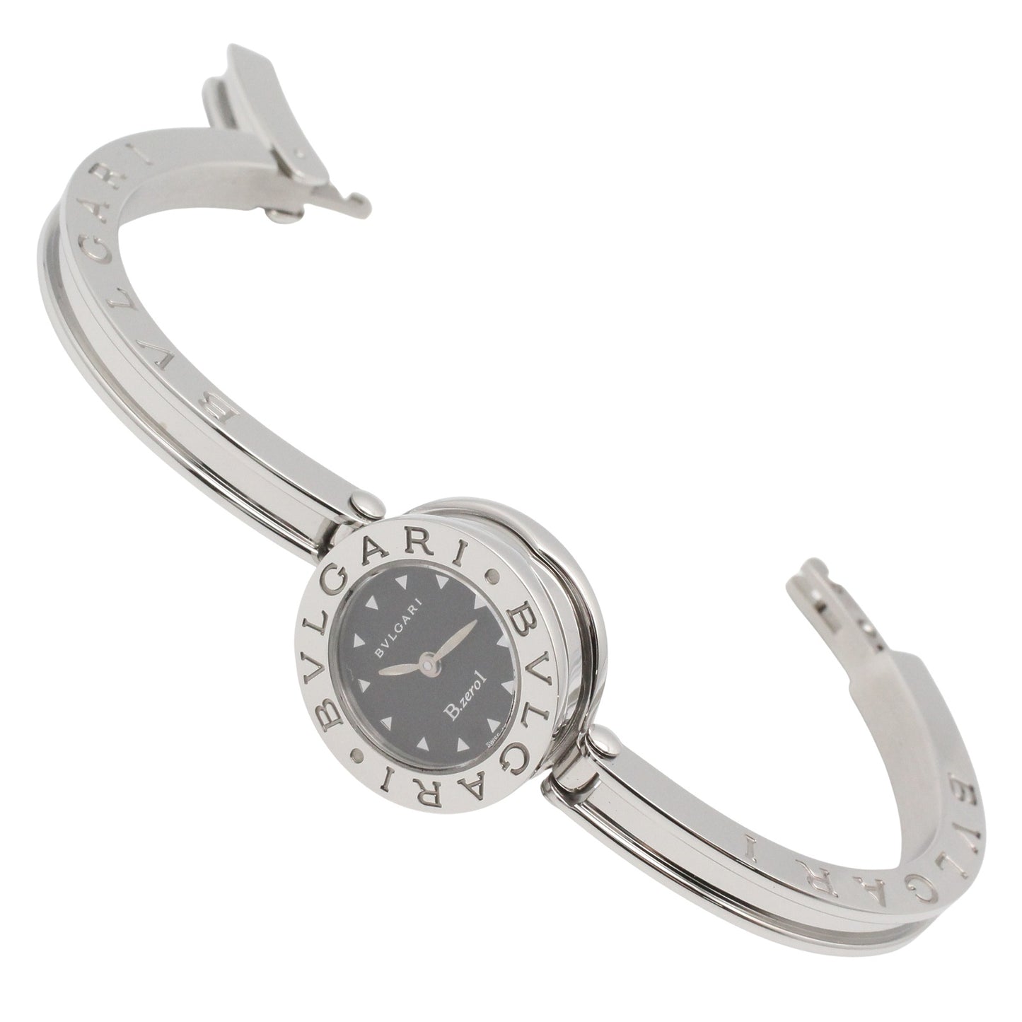 B-zero1 レディース 腕時計 クオーツ ステンレススチール ブラック ブルガリ 時計 BVLGARI