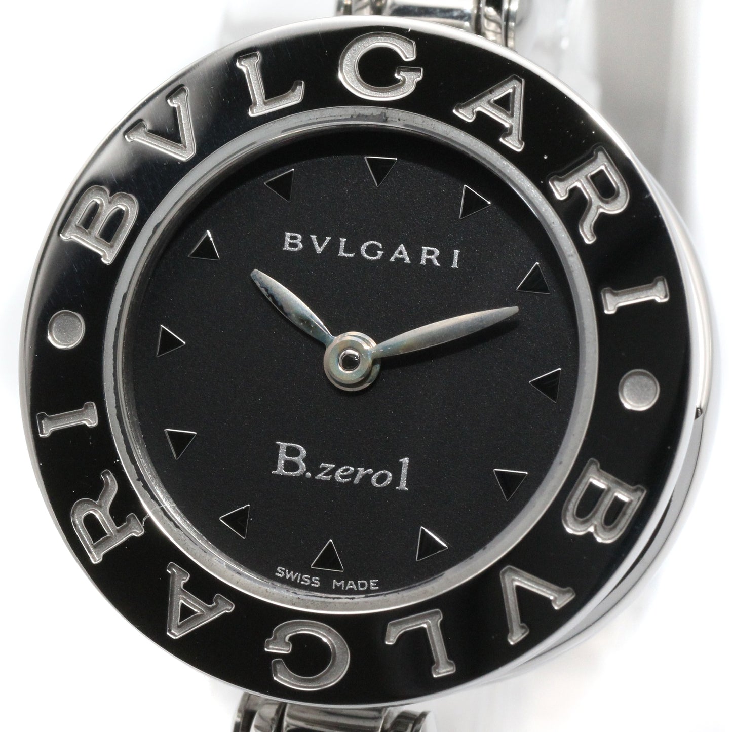 B-zero1 レディース 腕時計 クオーツ ステンレススチール ブラック ブルガリ 時計 BVLGARI