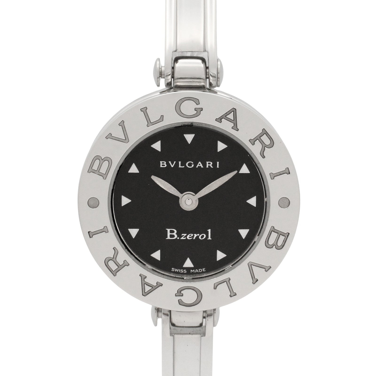 B-zero1 レディース 腕時計 クオーツ ステンレススチール ブラック ブルガリ 時計 BVLGARI