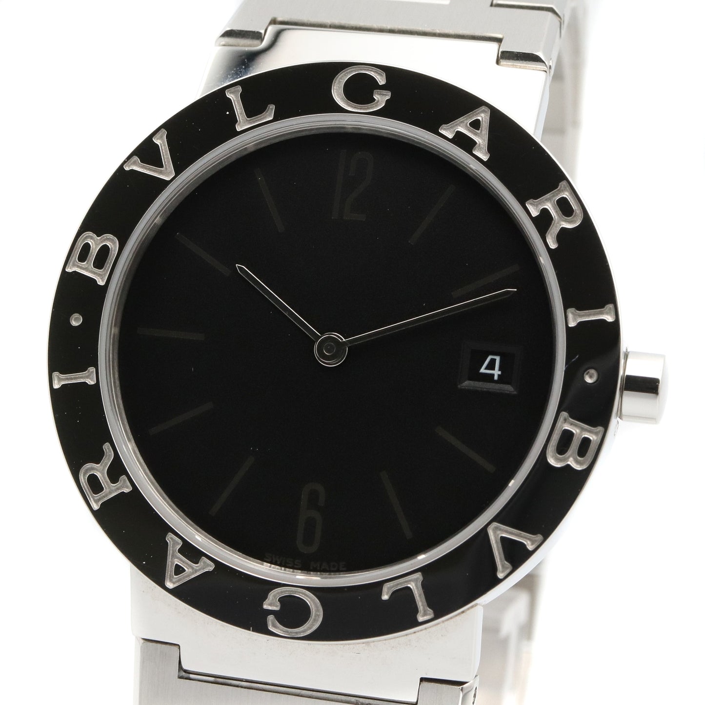 ブルガリ ブルガリ ボーイズ ボーイズ 腕時計 クオーツ ステンレススチール ブラック ブルガリ 時計 BVLGARI