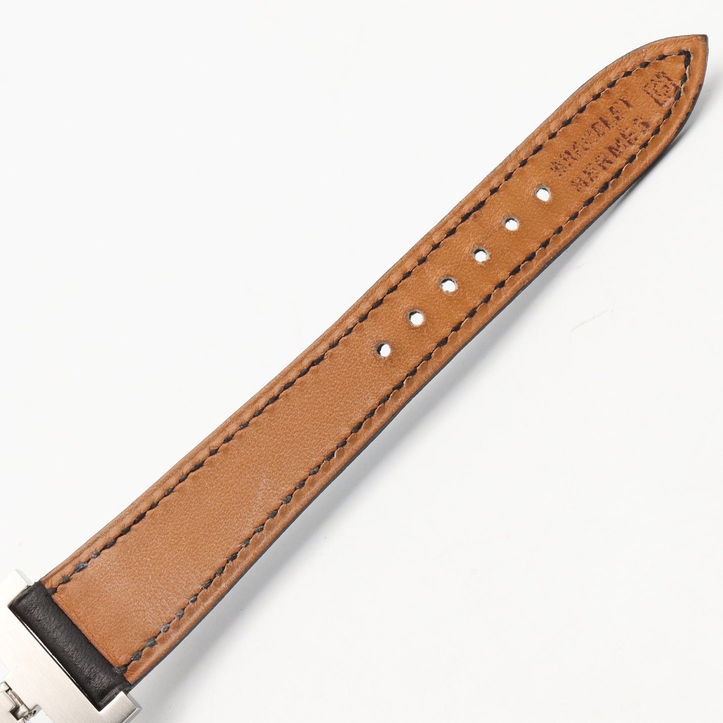 パプリカ レディース 腕時計 クオーツ GP（ゴールドメッキ） ステンレススチール レザー ブラック エルメス 時計 HERMES