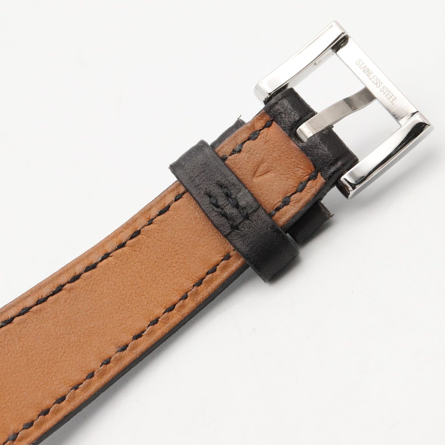 パプリカ レディース 腕時計 クオーツ GP（ゴールドメッキ） ステンレススチール レザー ブラック エルメス 時計 HERMES