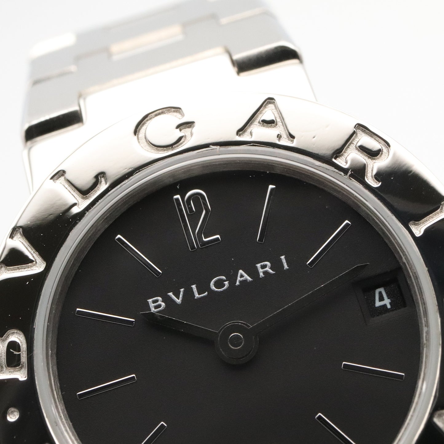 ブルガリ ブルガリ レディース 腕時計 クオーツ ステンレススチール ブラック ブルガリ 時計 BVLGARI