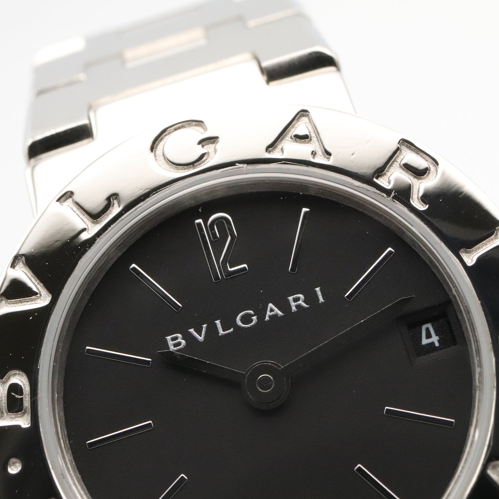 ブルガリ ブルガリ レディース 腕時計 クオーツ ステンレススチール ブラック ブルガリ 時計 BVLGARI