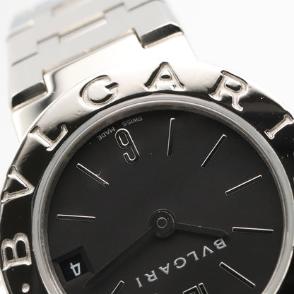 ブルガリ ブルガリ レディース 腕時計 クオーツ ステンレススチール ブラック ブルガリ 時計 BVLGARI