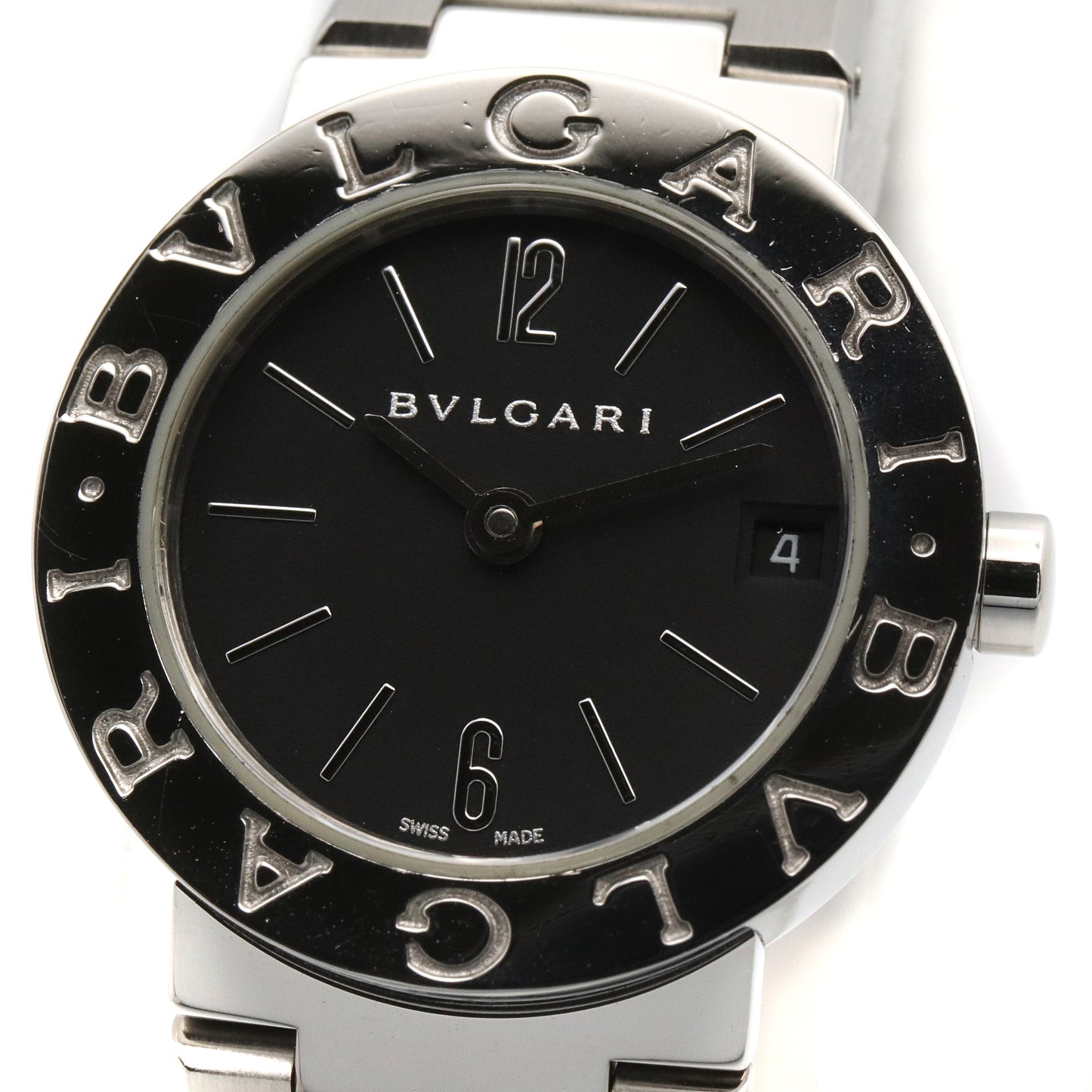 ブルガリ ブルガリ レディース 腕時計 クオーツ ステンレススチール ブラック ブルガリ 時計 BVLGARI