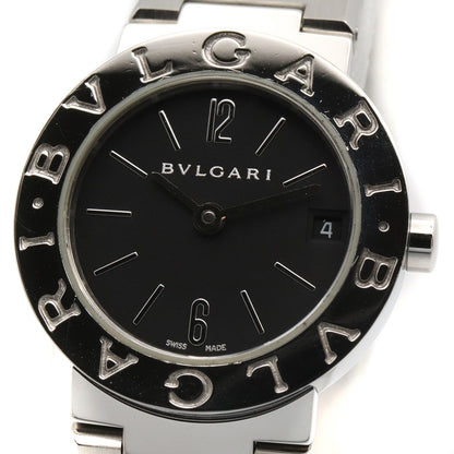 ブルガリ ブルガリ レディース 腕時計 クオーツ ステンレススチール ブラック ブルガリ 時計 BVLGARI