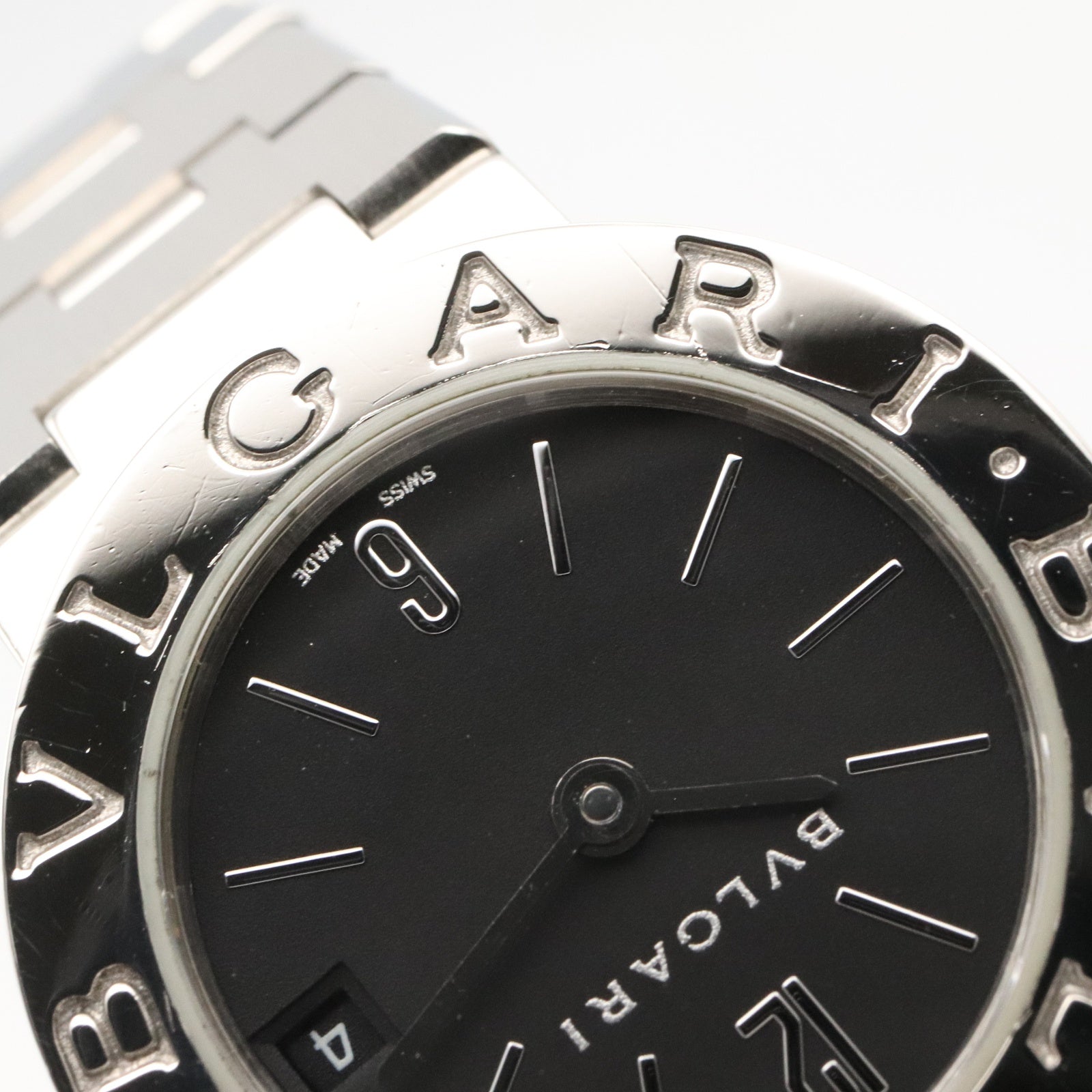ブルガリ ブルガリ レディース 腕時計 クオーツ ステンレススチール ブラック ブルガリ 時計 BVLGARI