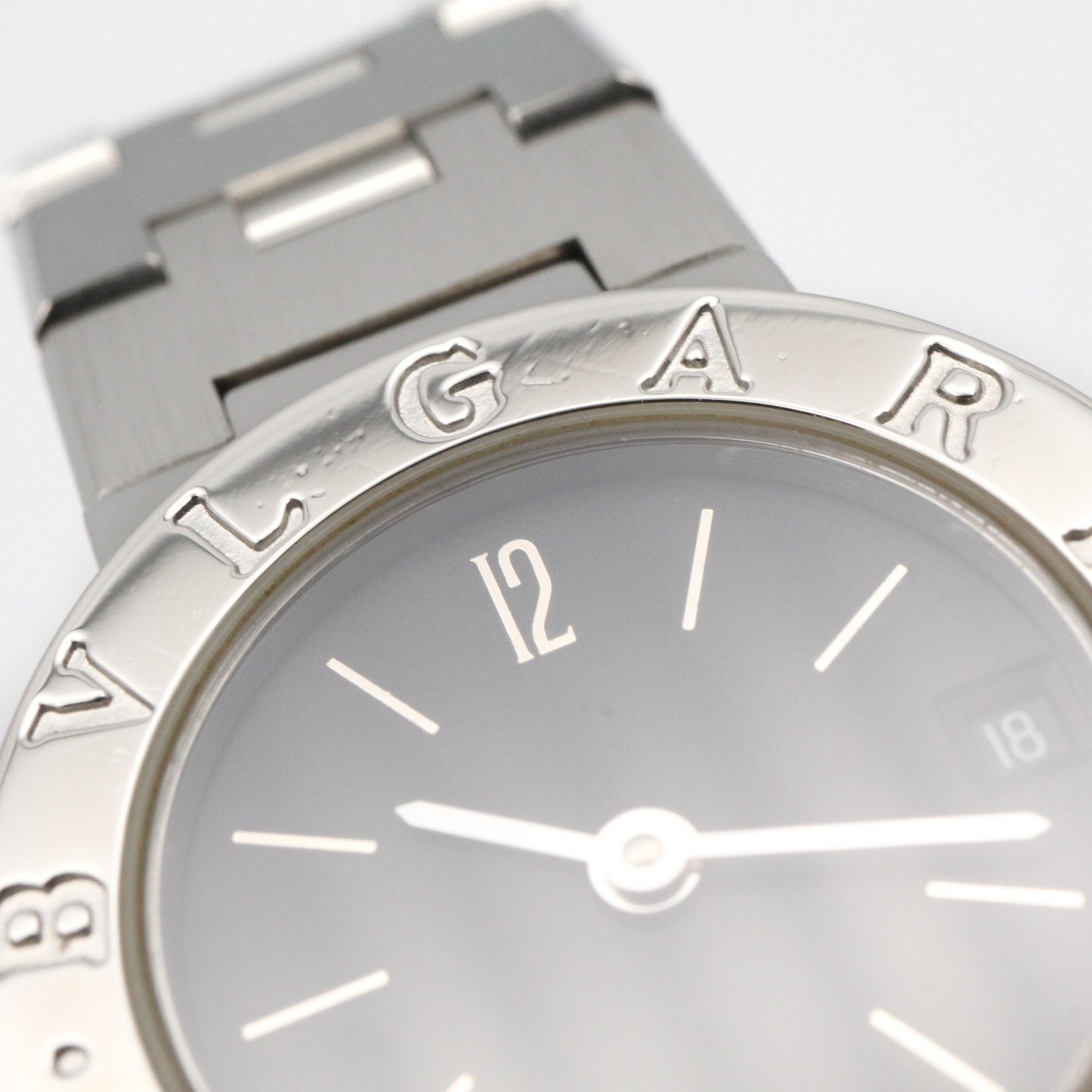 ブルガリ ブルガリ レディース 腕時計 クオーツ ステンレススチール ブラック ブルガリ 時計 BVLGARI