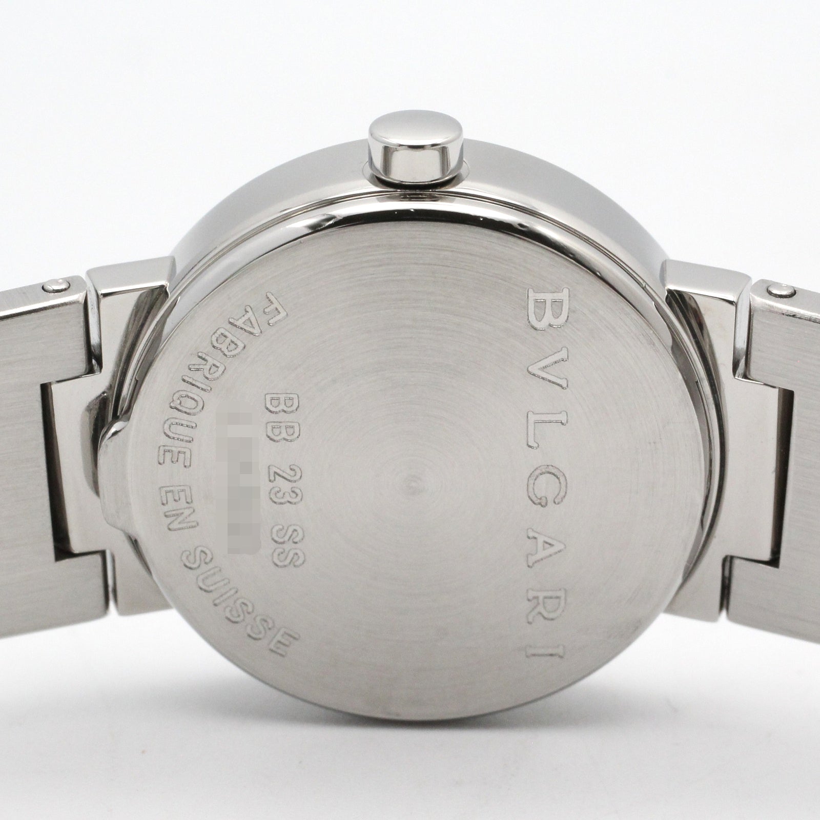 ブルガリ ブルガリ レディース 腕時計 クオーツ ステンレススチール ブラック ブルガリ 時計 BVLGARI