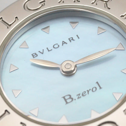 B-zero1 レディース 腕時計 クオーツ ステンレススチール ブルー ブルーシェル ブルガリ 時計 BVLGARI