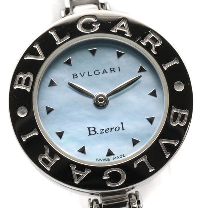 B-zero1 レディース 腕時計 クオーツ ステンレススチール ブルー ブルーシェル ブルガリ 時計 BVLGARI