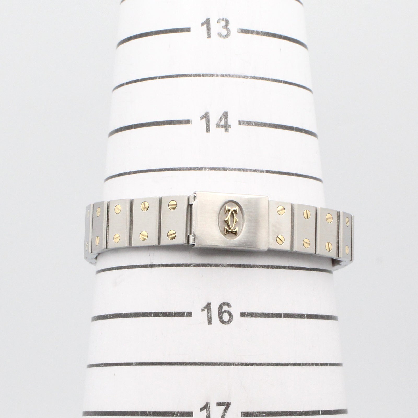 サントス ガルベ SM レディース 腕時計 自動巻き ステンレススチール ホワイト カルティエ 時計 Cartier
