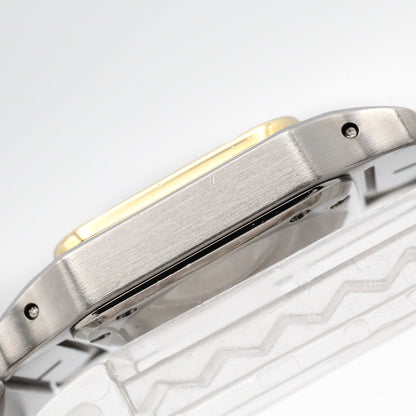 サントス ガルベ SM レディース 腕時計 自動巻き ステンレススチール ホワイト カルティエ 時計 Cartier