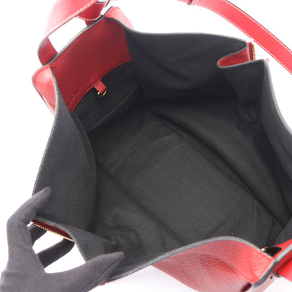 HAMMOCK SMALL ハンモック スモール 2WAY ハンドバッグ レザー レッド ロエベ