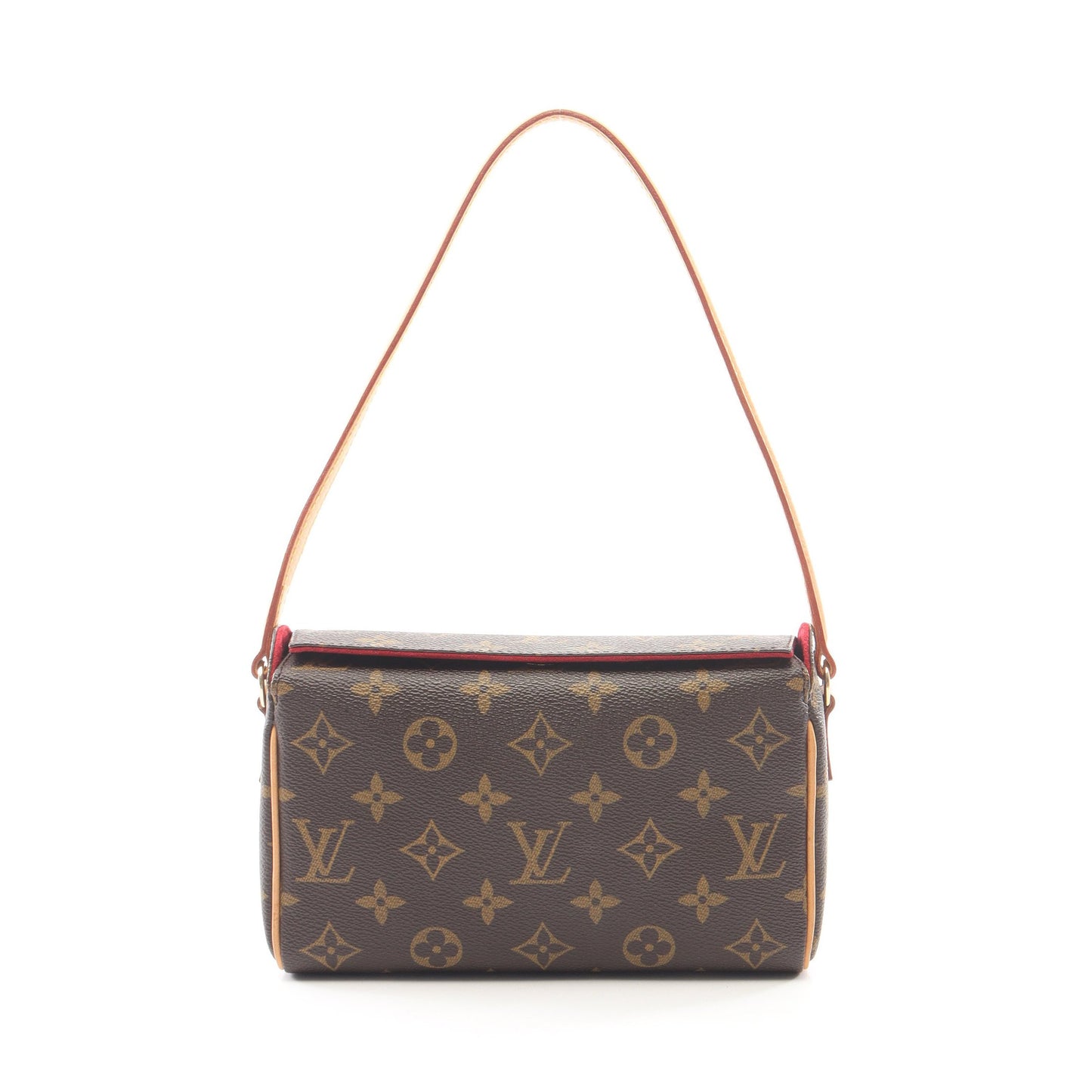 レシタル モノグラム ハンドバッグ PVC レザー ブラウン ルイヴィトン バッグ LOUIS VUITTON