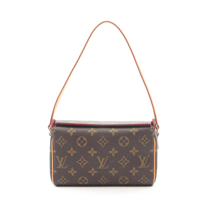 レシタル モノグラム ハンドバッグ PVC レザー ブラウン ルイヴィトン バッグ LOUIS VUITTON