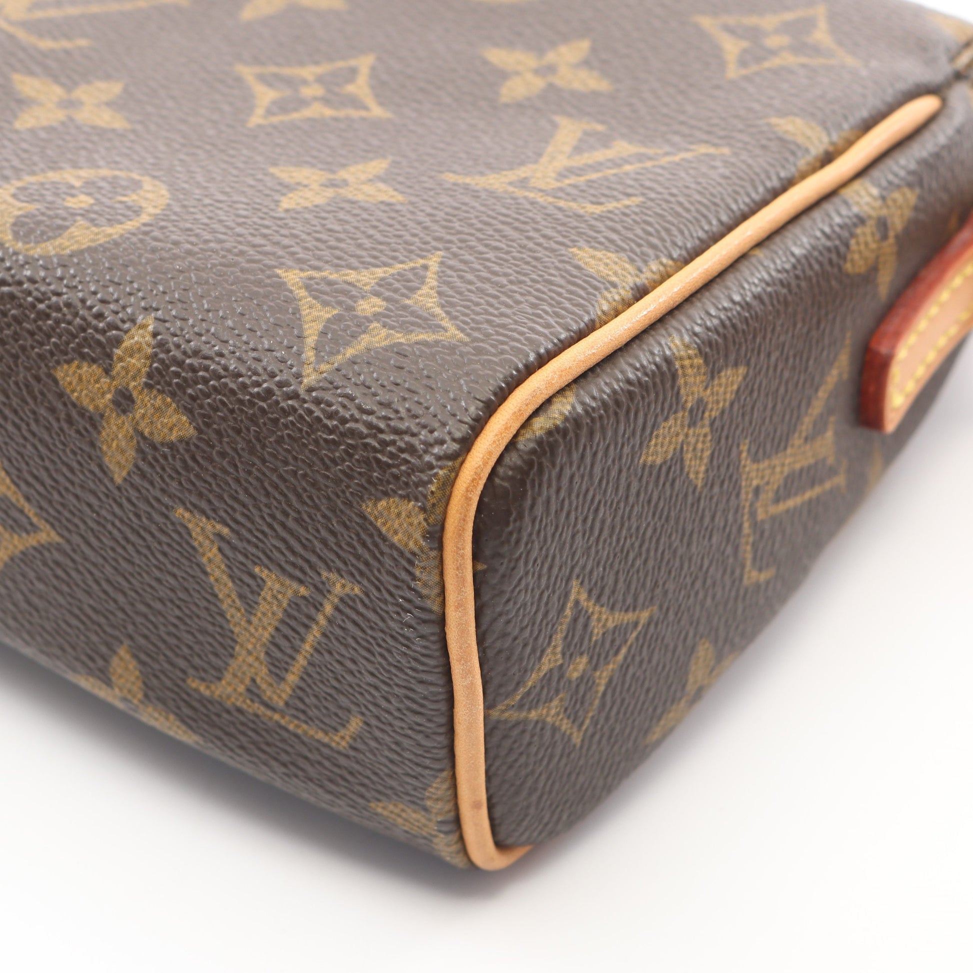 レシタル モノグラム ハンドバッグ PVC レザー ブラウン ルイヴィトン バッグ LOUIS VUITTON