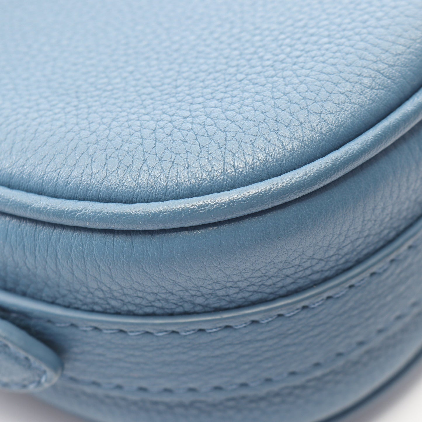 LV PONT 9 LVポンヌフ ソフトPM ショルダーバッグ レザー ブルー ルイヴィトン