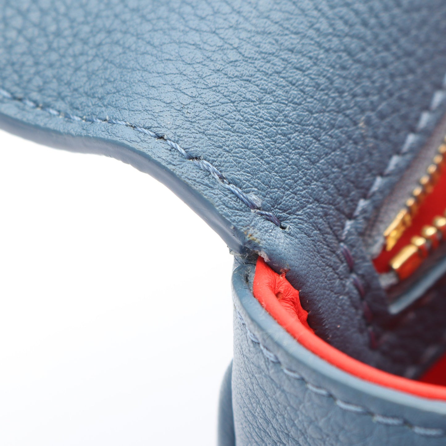 LV PONT 9 LVポンヌフ ソフトPM ショルダーバッグ レザー ブルー ルイヴィトン