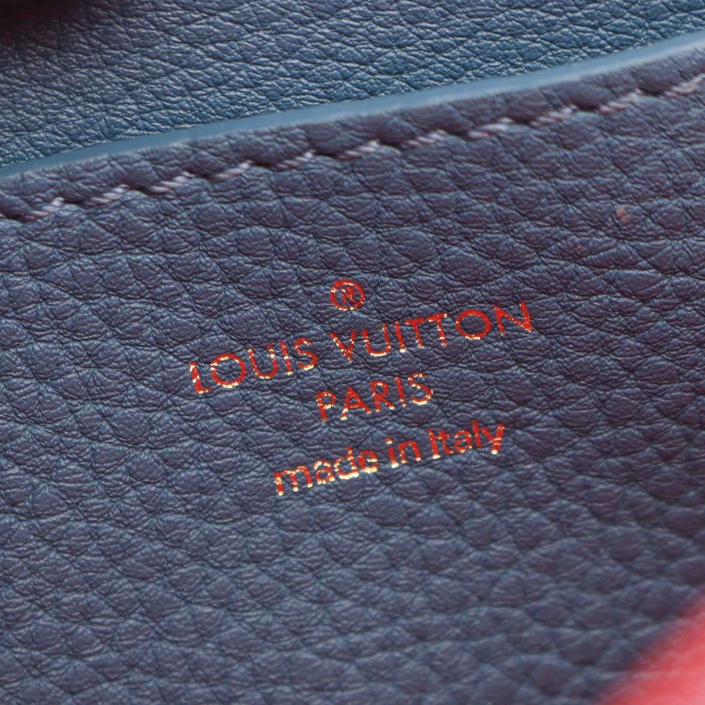 LV PONT 9 LVポンヌフ ソフトPM ショルダーバッグ レザー ブルー ルイヴィトン