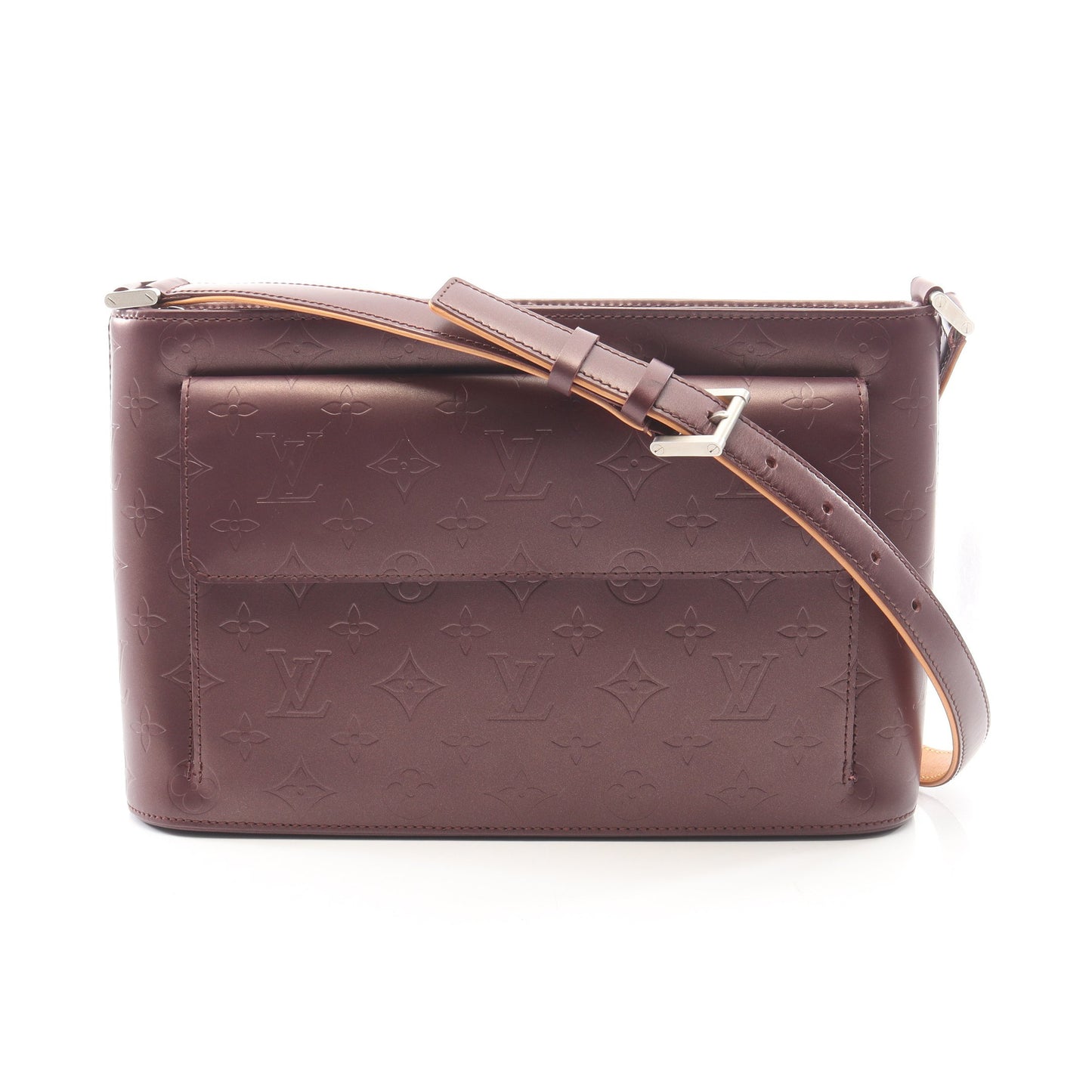アルストン モノグラムマット ヴィオレ ショルダーバッグ レザー パープル ルイヴィトン バッグ LOUIS VUITTON