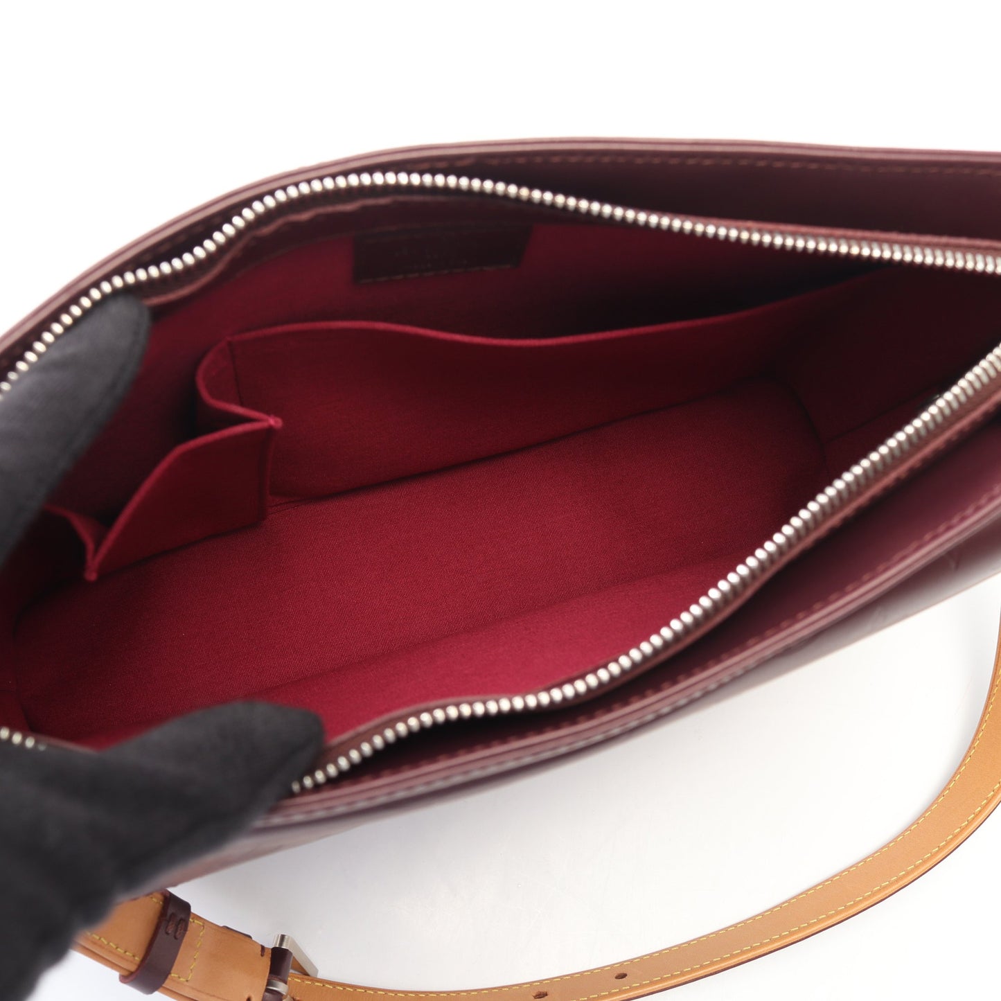 アルストン モノグラムマット ヴィオレ ショルダーバッグ レザー パープル ルイヴィトン バッグ LOUIS VUITTON