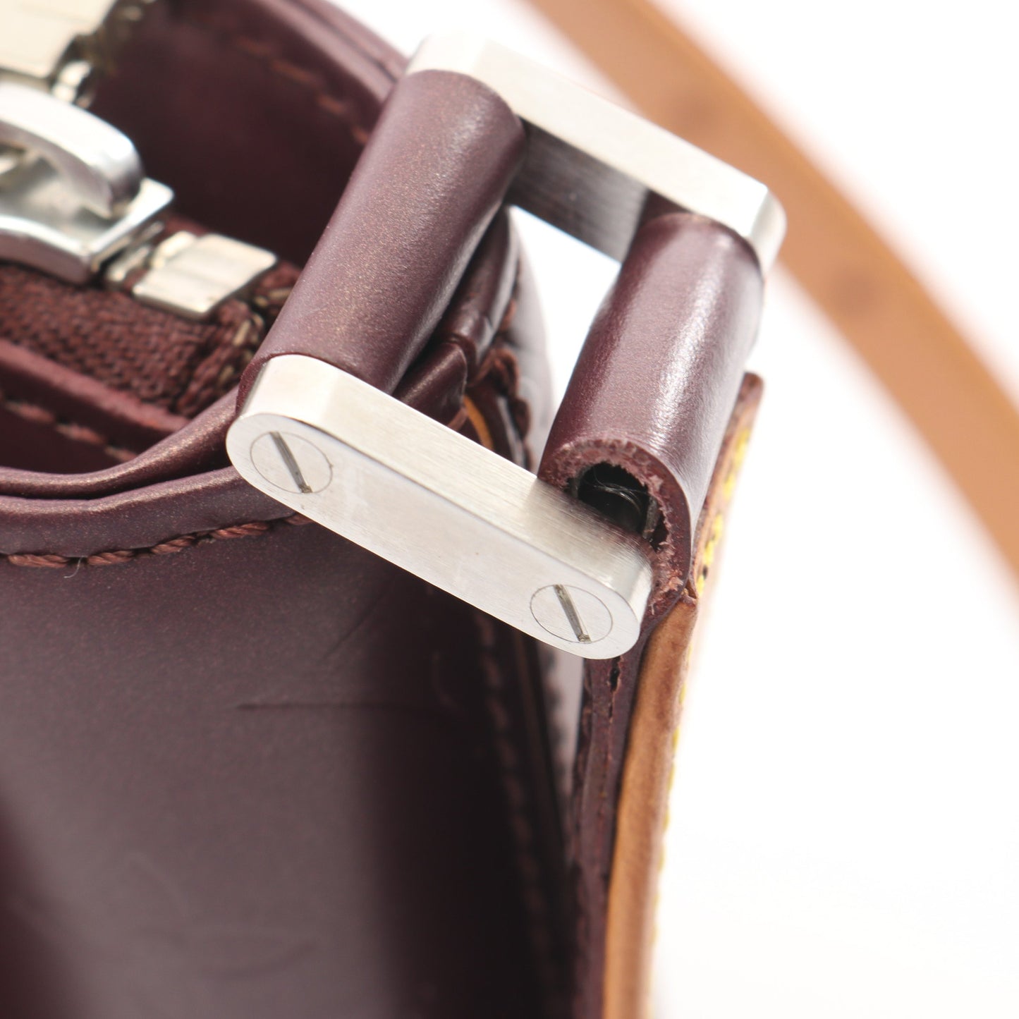 アルストン モノグラムマット ヴィオレ ショルダーバッグ レザー パープル ルイヴィトン バッグ LOUIS VUITTON