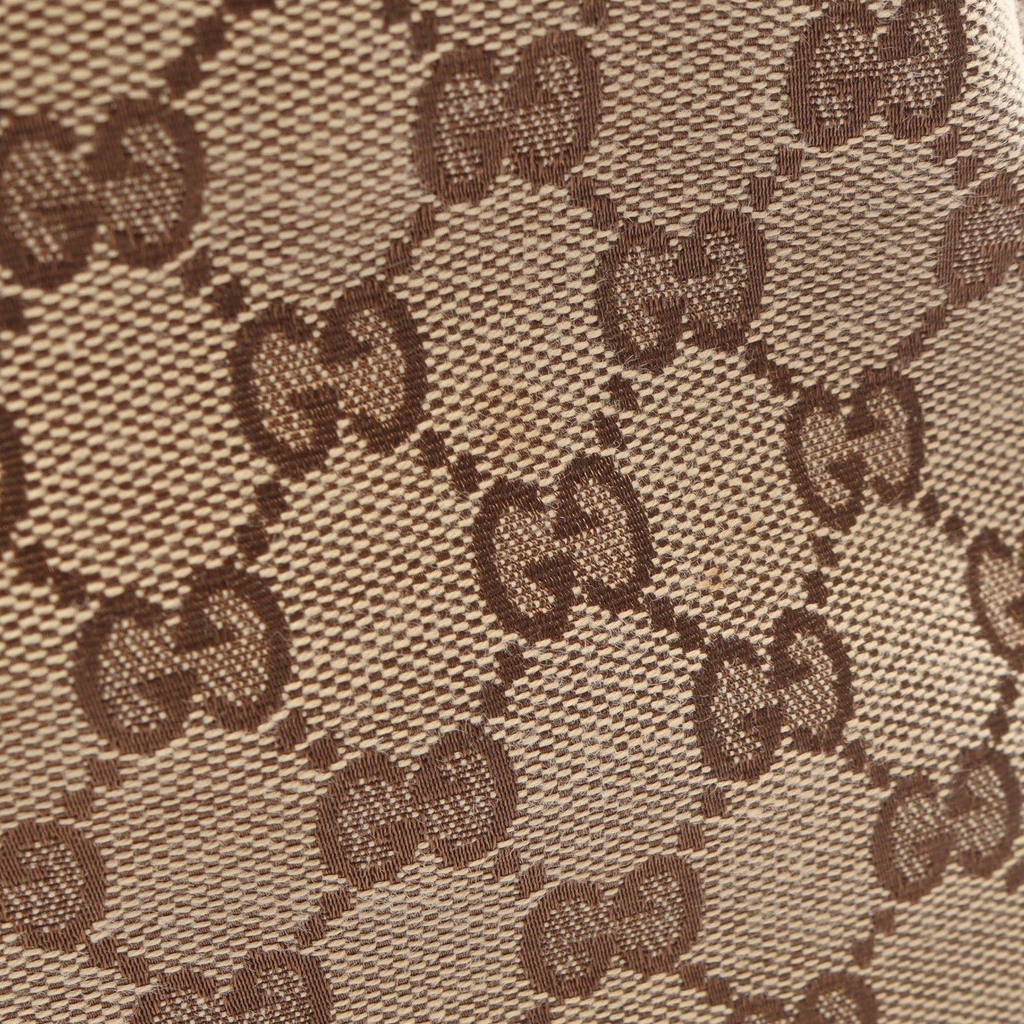 GGキャンバス 2WAY ハンドバッグ トートバッグ キャンバス レザー ベージュ ダークブラウン グッチ
