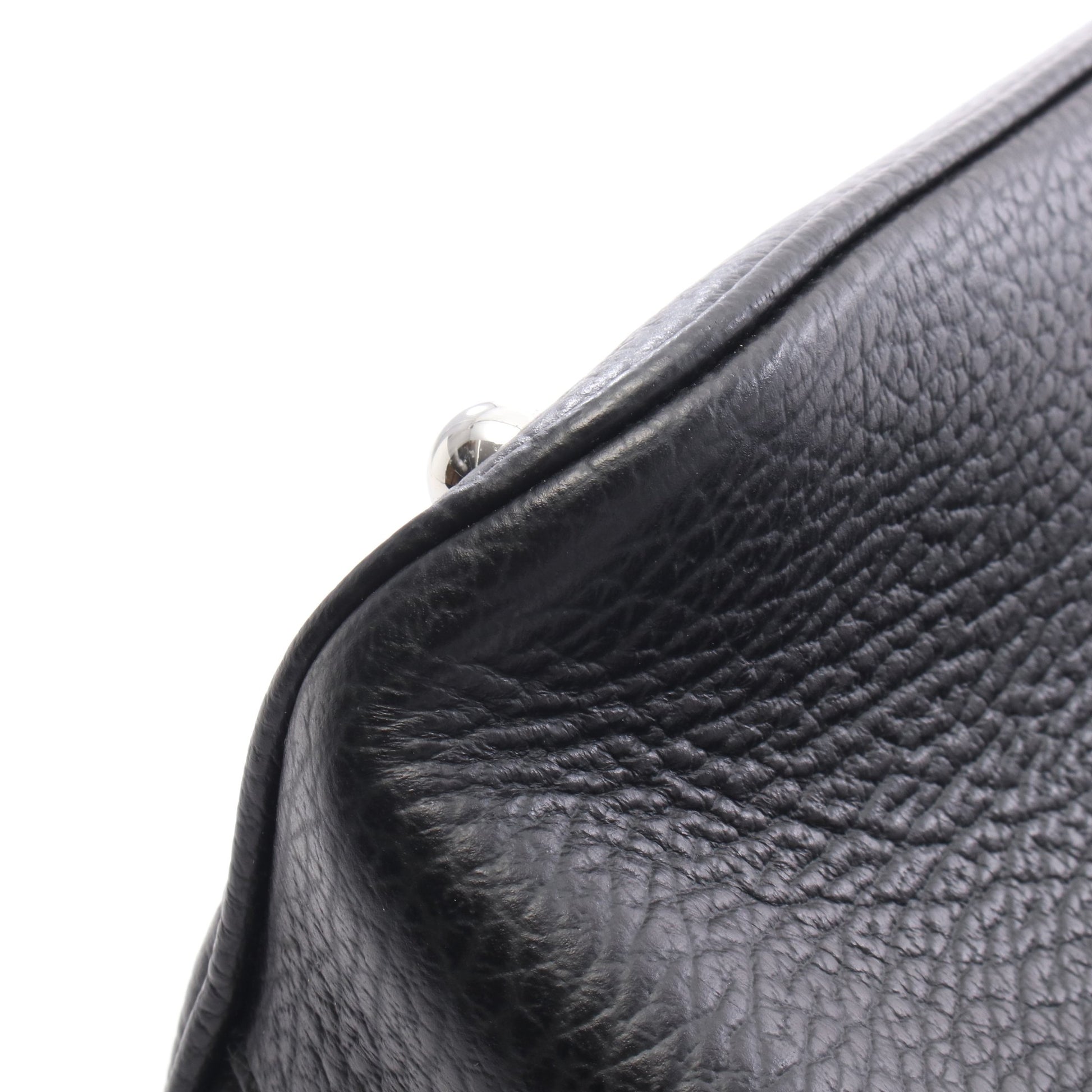 5AC ミディアム 2WAY ハンドバッグ レザー キャンバス ブラック メゾンマルジェラ11 バッグ Maison Margiela 11