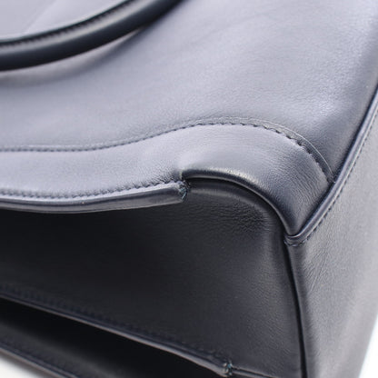 EAST SIDE イーストサイド ミディアム 2WAY ハンドバッグ レザー ネイビー サンローランパリ バッグ SAINT LAURENT PARIS