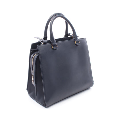 EAST SIDE イーストサイド ミディアム 2WAY ハンドバッグ レザー ネイビー サンローランパリ バッグ SAINT LAURENT PARIS
