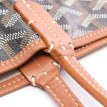 サンルイGM ハンドバッグ トートバッグ コーティングキャンバス レザー ブラック ブラウン ゴヤール バッグ GOYARD