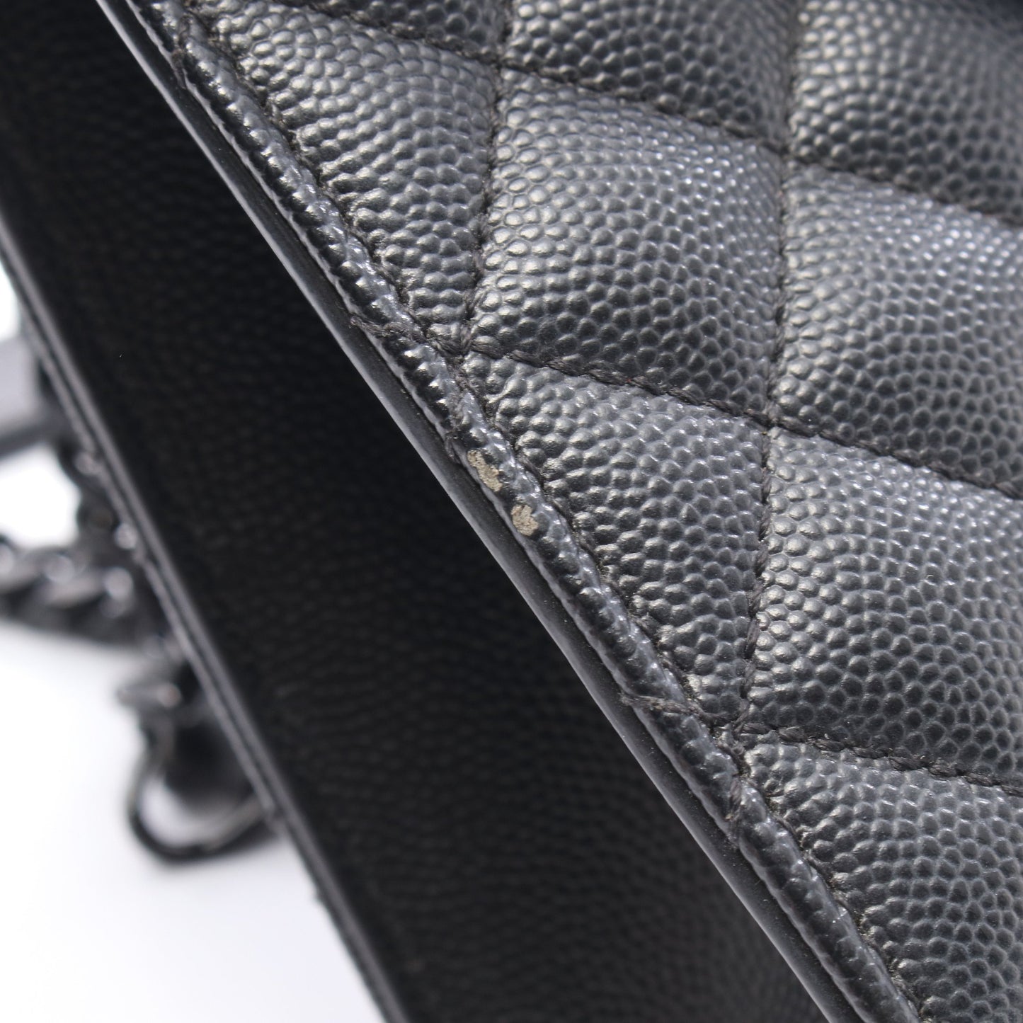 エンヴェロップ ミディアム チェーンショルダーバッグ レザー ブラック サンローランパリ バッグ SAINT LAURENT PARIS