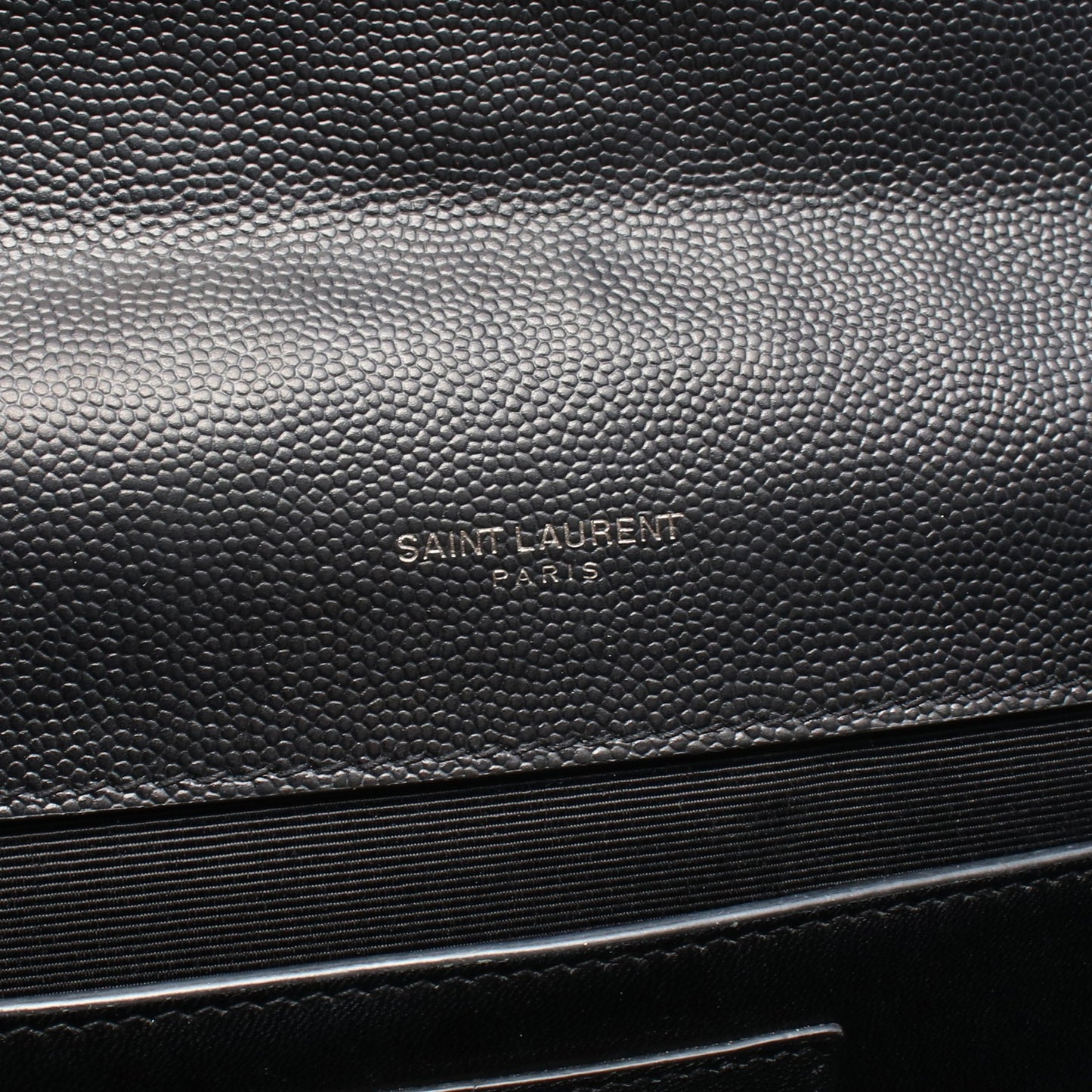 エンヴェロップ ミディアム チェーンショルダーバッグ レザー ブラック サンローランパリ バッグ SAINT LAURENT PARIS