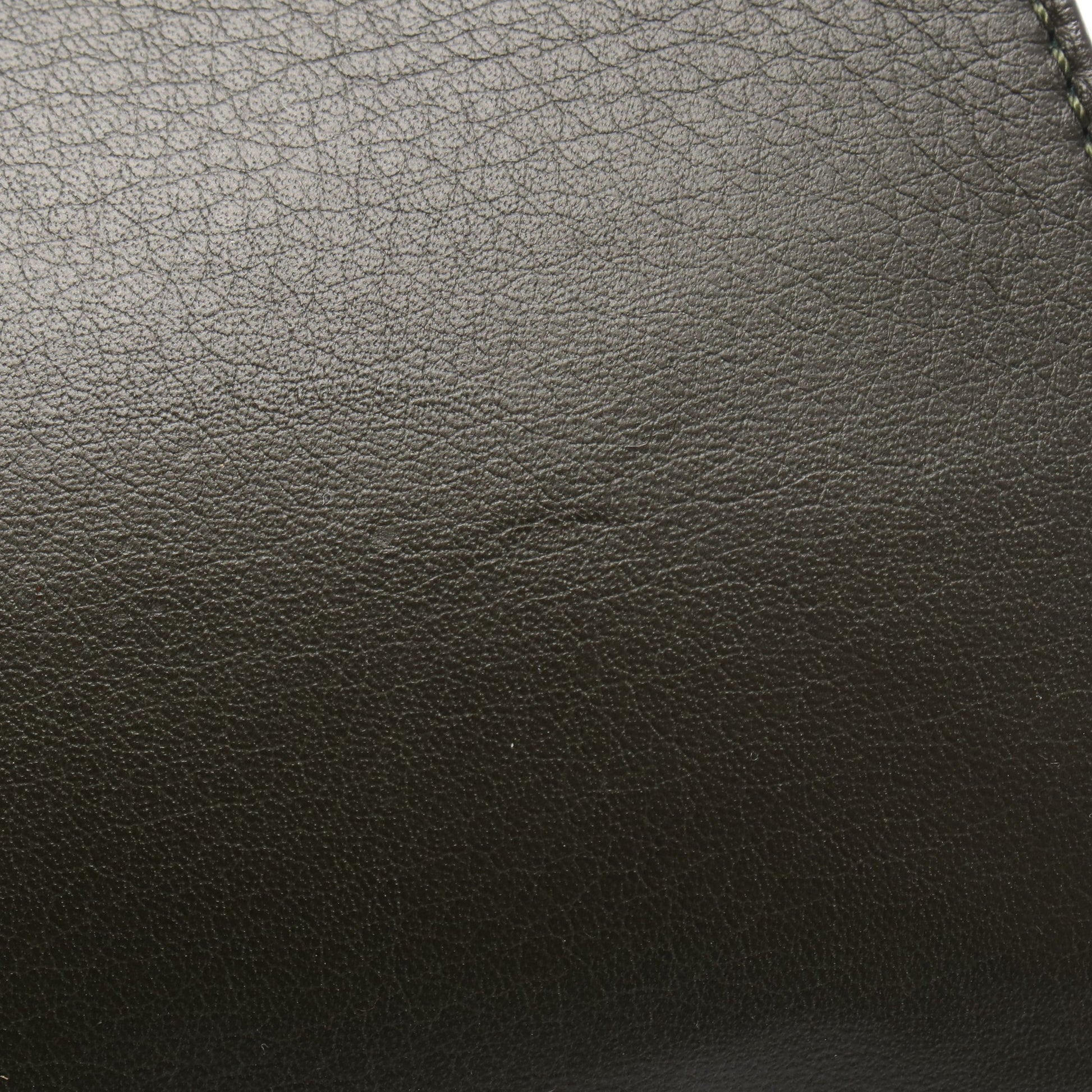 トロワジュール 2WAY ハンドバッグ レザー カーキグリーン ピンク フェンディ バッグ FENDI