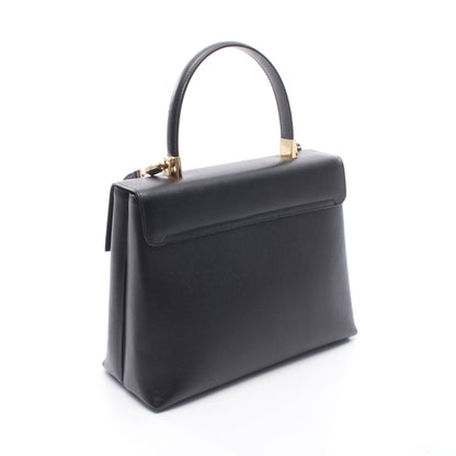 ガンチーニ 2WAY ハンドバッグ レザー ブラック サルヴァトーレフェラガモ バッグ Salvatore Ferragamo