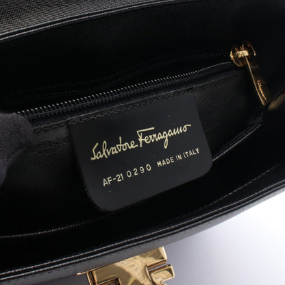 ガンチーニ 2WAY ハンドバッグ レザー ブラック サルヴァトーレフェラガモ バッグ Salvatore Ferragamo