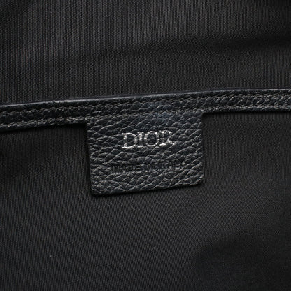 サファリ オブリーク バックパック リュックサック キャンバス レザー ブラック クリスチャンディオール バッグ Christian Dior