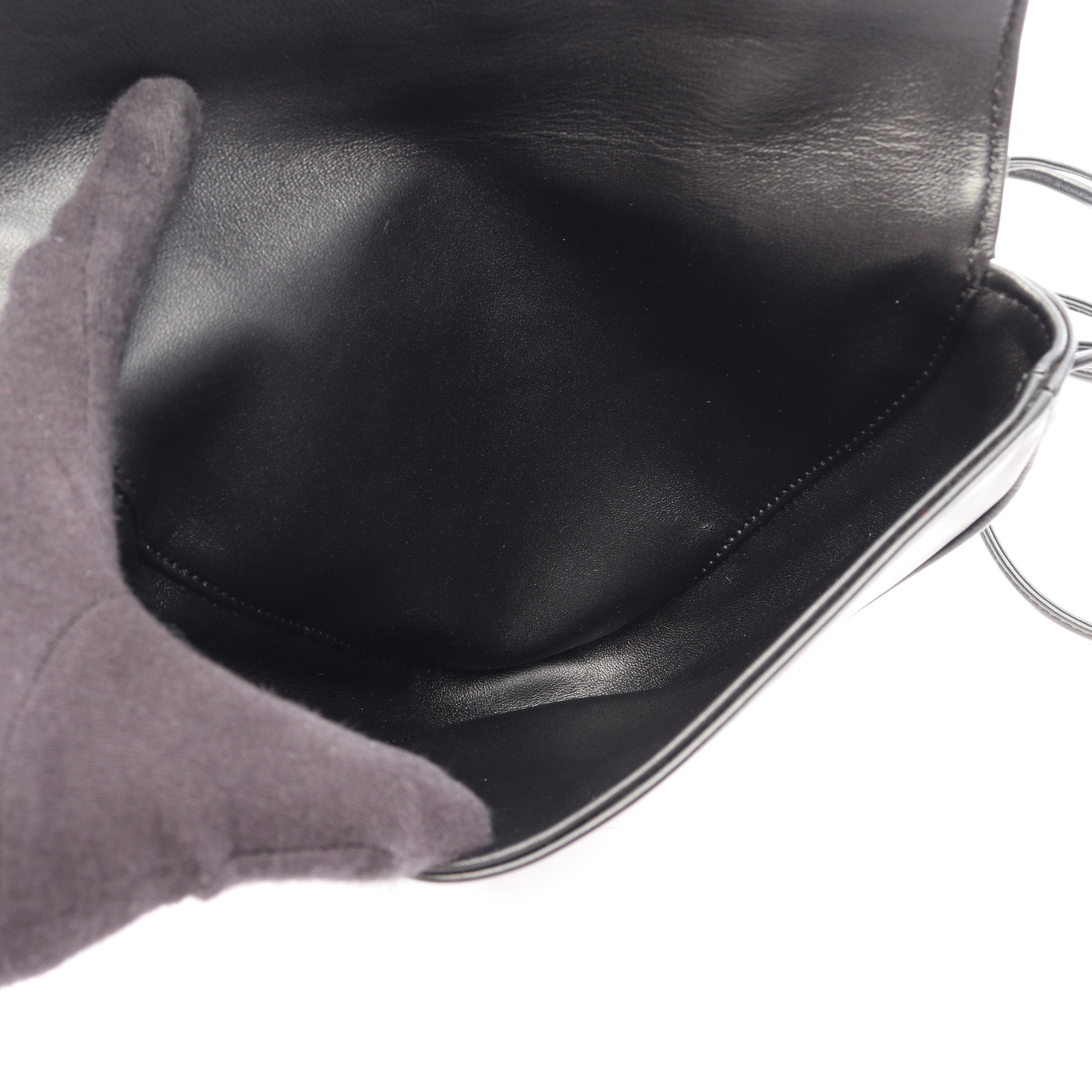 トライアングル ショルダーバッグ レザー ブラック セリーヌ – RECLO