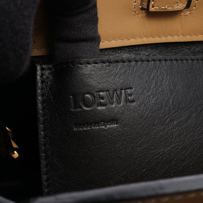 LAZO MINI BAG ラゾ ミニ ハンドバッグ レザー ベージュ ロエベ バッグ LOEWE