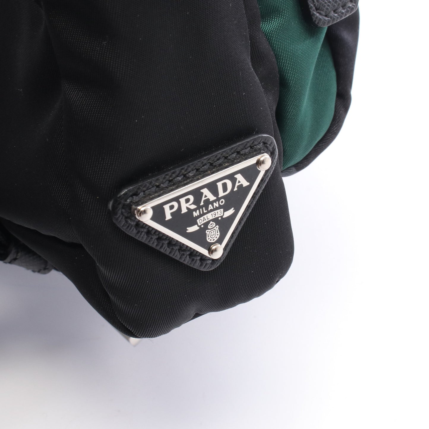 カモフラージュ ショルダーバッグ カモフラージュ柄 ナイロン レザー ブラック グリーン マルチカラー プラダ バッグ PRADA