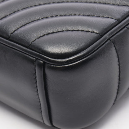 ダイアグラム チェーンショルダーバッグ ミディアム チェーンショルダーバッグ レザー ブラック プラダ バッグ PRADA