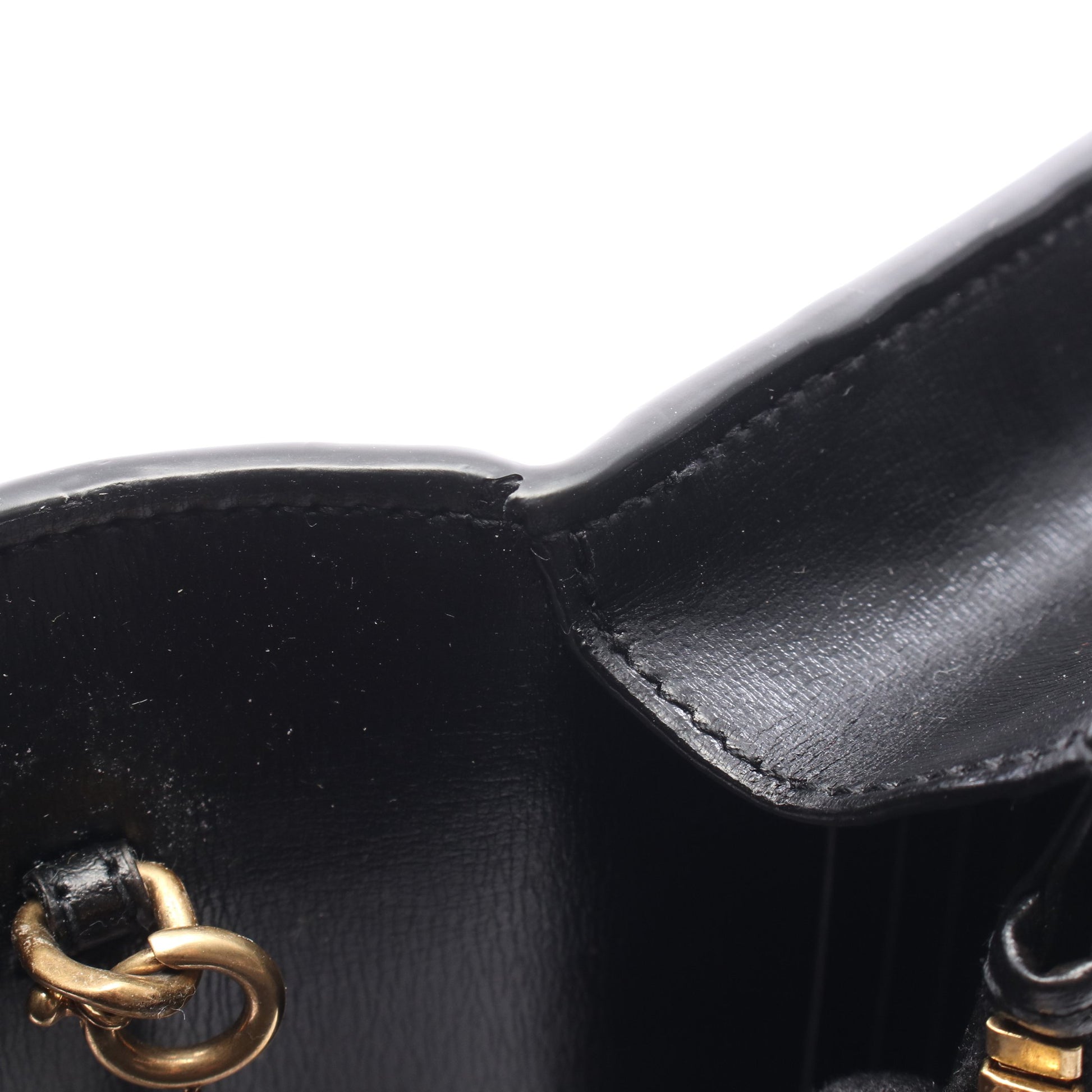 SUNSET サンセット 2WAY チェーンショルダーバッグ レザー ブラック サンローランパリ バッグ SAINT LAURENT PARIS