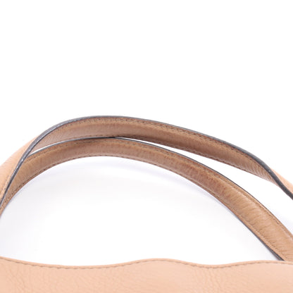 ソーホー インターロッキングG 2WAY ハンドバッグ レザー ピンクベージュ グッチ バッグ GUCCI