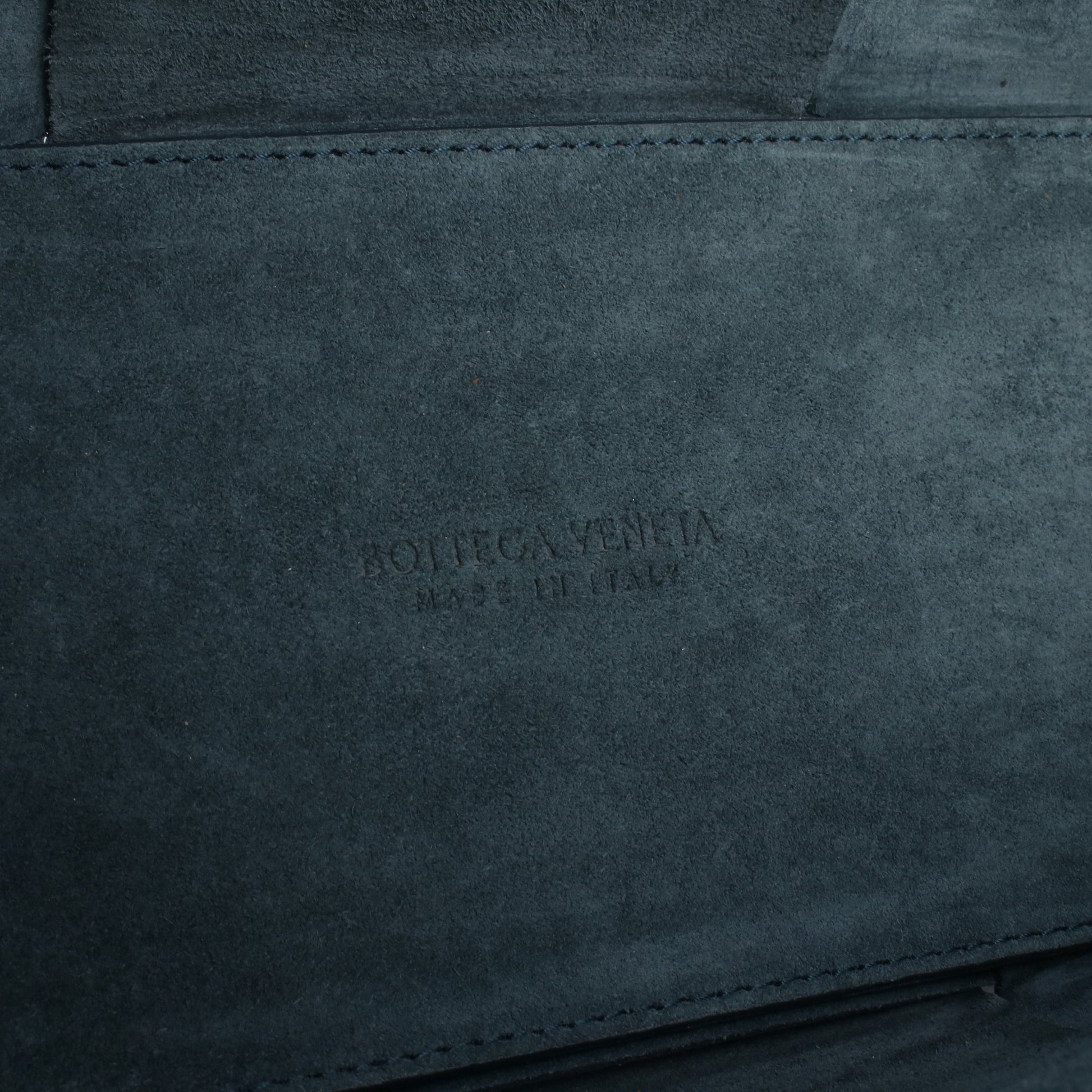 アルコ マキシイントレチャート ハンドバッグ トートバッグ レザー ブルーグリーン ボッテガヴェネタ バッグ BOTTEGA VENETA