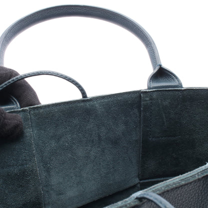 アルコ マキシイントレチャート ハンドバッグ トートバッグ レザー ブルーグリーン ボッテガヴェネタ バッグ BOTTEGA VENETA